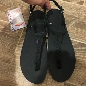 Center Braid Rainbow Sandal